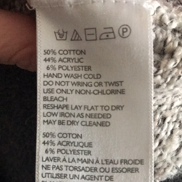 Cropped loose wool sweater - Picture 4 of 4